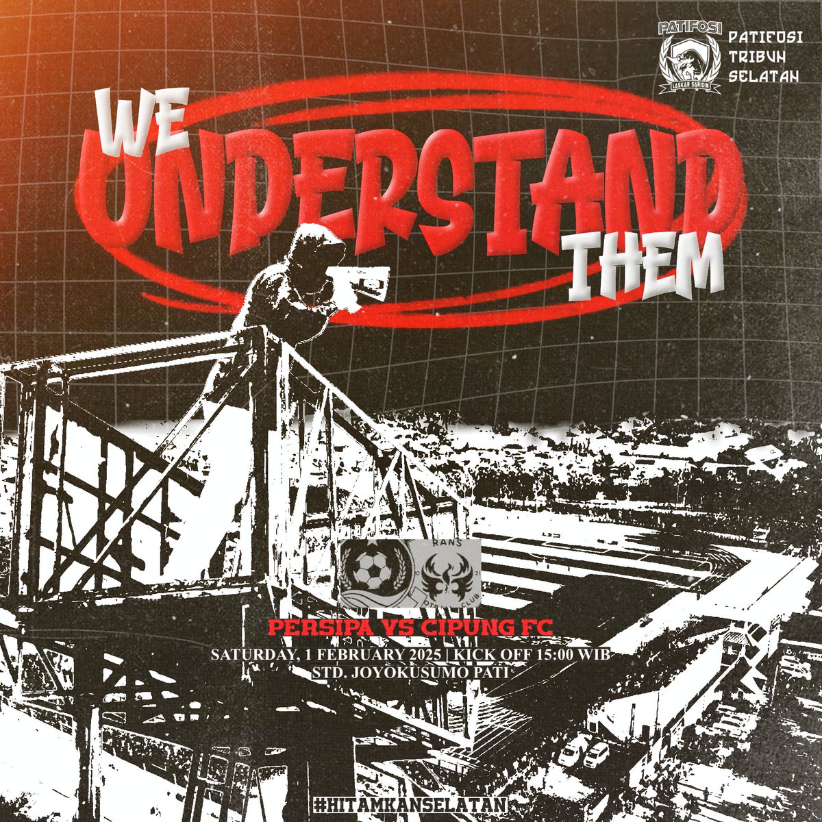 PERSIPA DAY

kalian semua diundang untuk merayakan dan bersenang-senang.
untukmu <a href="/persipaofficial/">PERSIPA PATI</a> , semoga tidak lupa caranya menang!

#PatifosiTribunSelatan 
#HitamkanSelatan 
#LibertaPerGliUltra