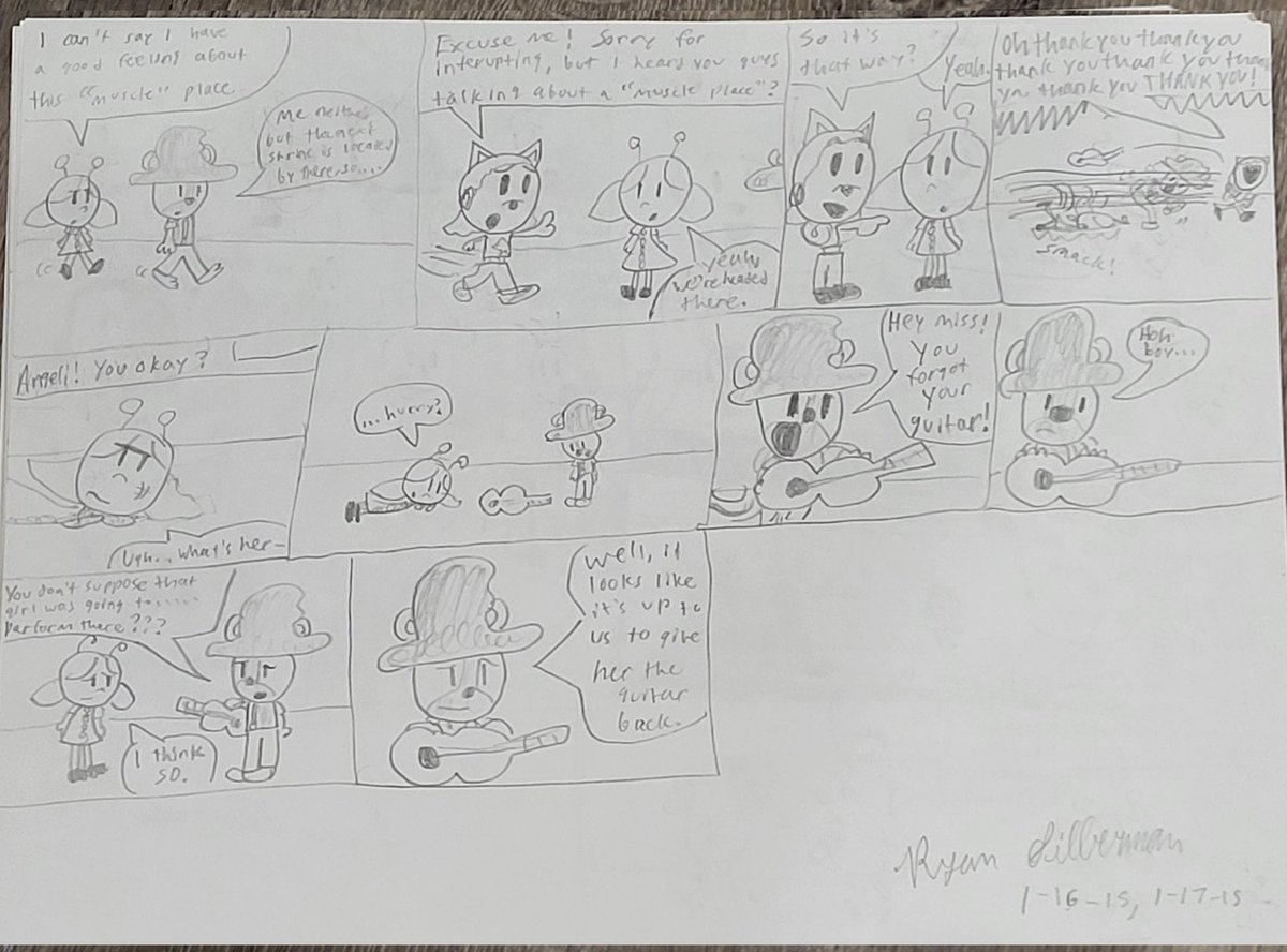 RyanSilberman's tweet photo. Before the month ends, I'd like to note this January marks 10 years since I came up with the earliest form of what would be Mystery of Melody Memorial

Maybe someday I'll release all the little drawings and scenes I did for it. Iin the meantime, enjoy these morsels from the vault https://t.co/7xlRLWhAAA