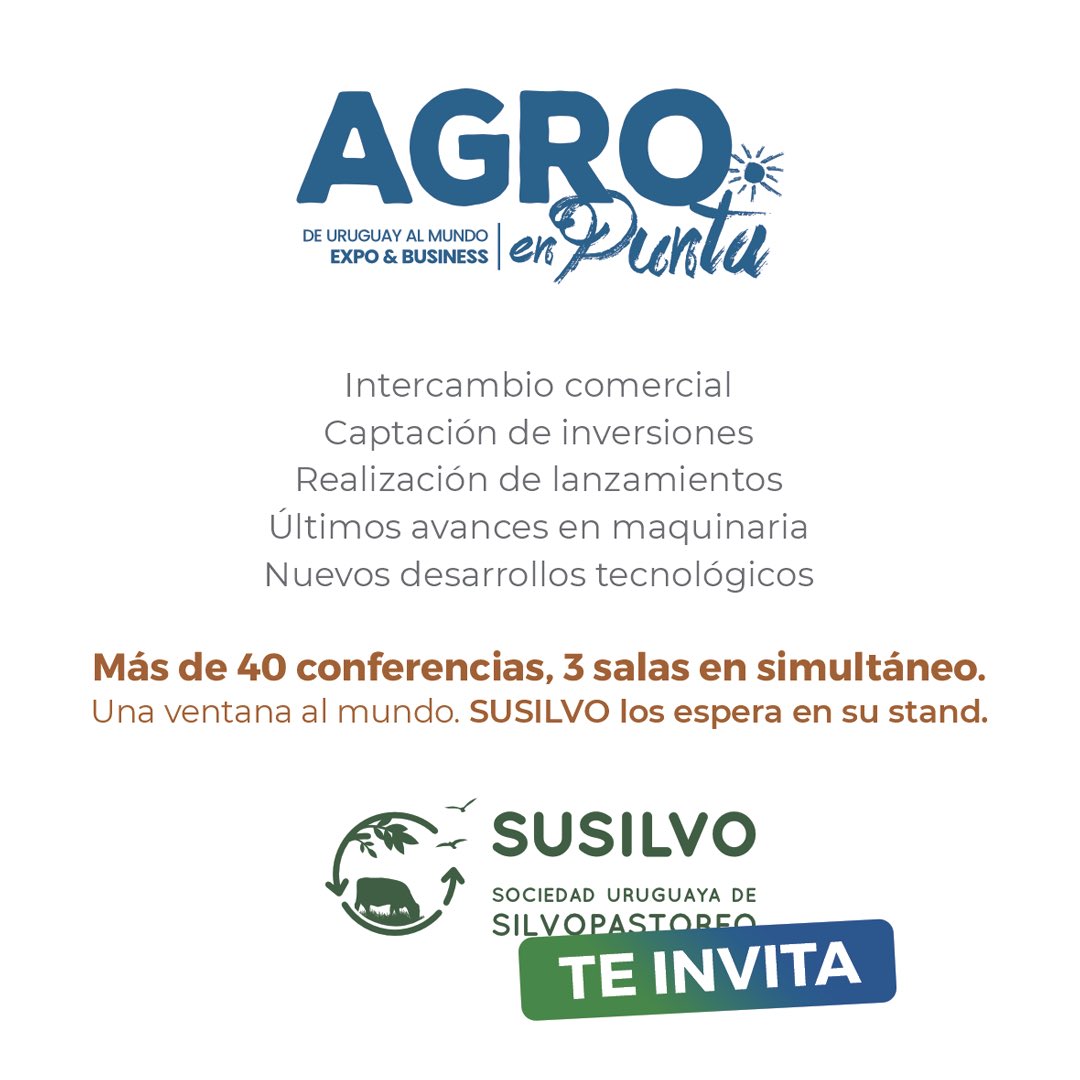 AGRO EN PUNTA Expo &amp; Business
es una innovadora plataforma de integración de negocios del sector agroindustrial de 🇺🇾 Uruguay.
Su fin es potenciar tanto a nivel nacional como internacional. 🚀🌱

🔗 agroenpunta.com