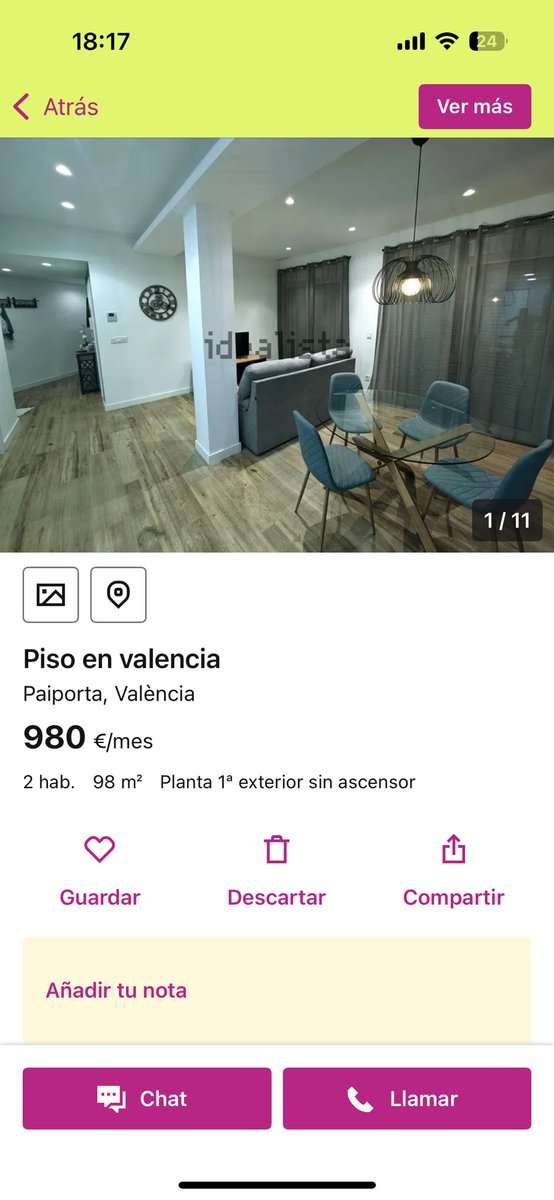 cluelessigh's tweet photo. cómo me vas a vender esto en PAIPORTA por 1000€? Me da igual lo reformado que esté, es un piso del 67 sin ascensor y 2 hab por mil pavos 😭😭😭 https://t.co/8jIPMl081q