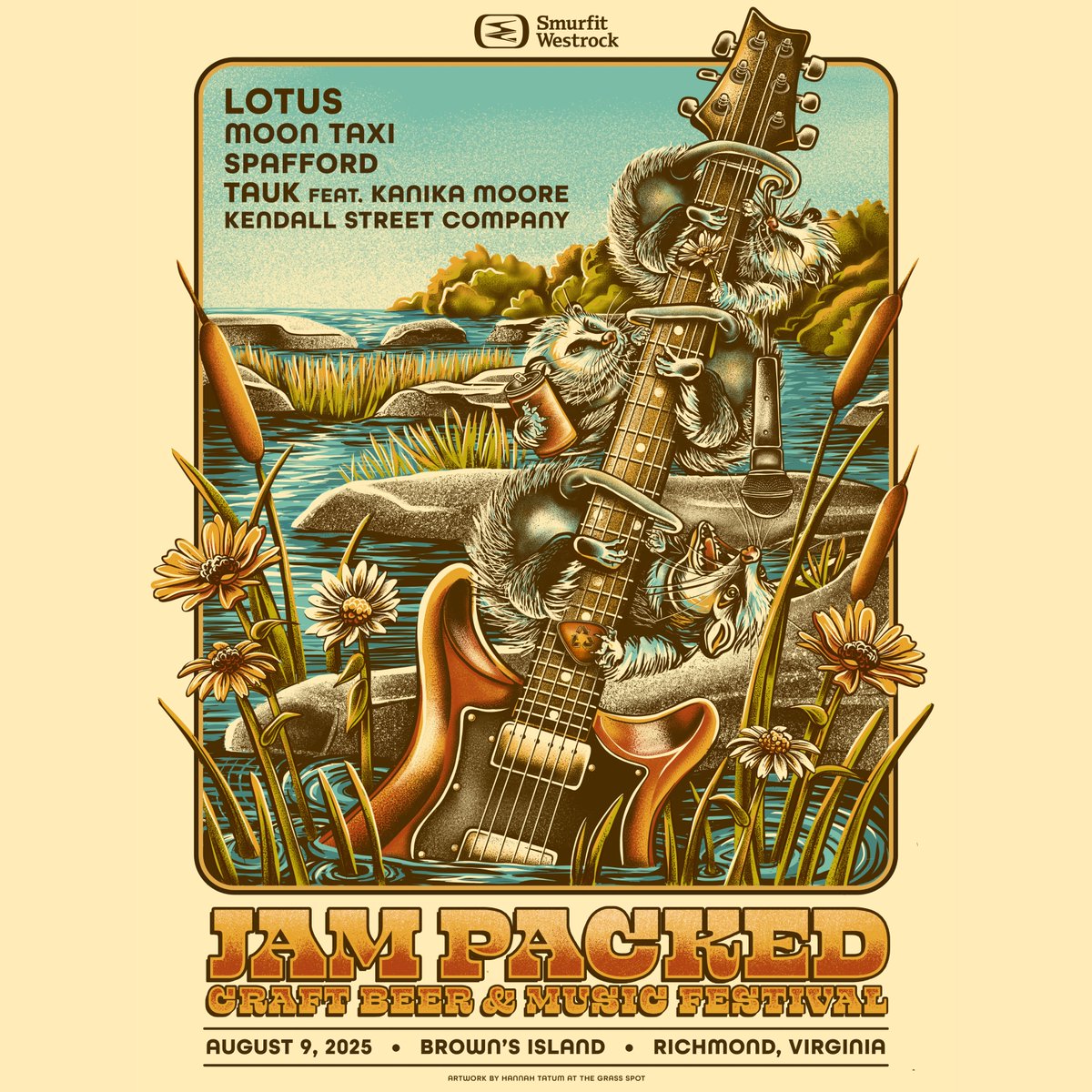 We’re headed to Richmond, VA for the JamPacked Festival this August! Tickets on sale Thursday, 2/6 at 10am. See ya there! 🍻 jampackedfest.com