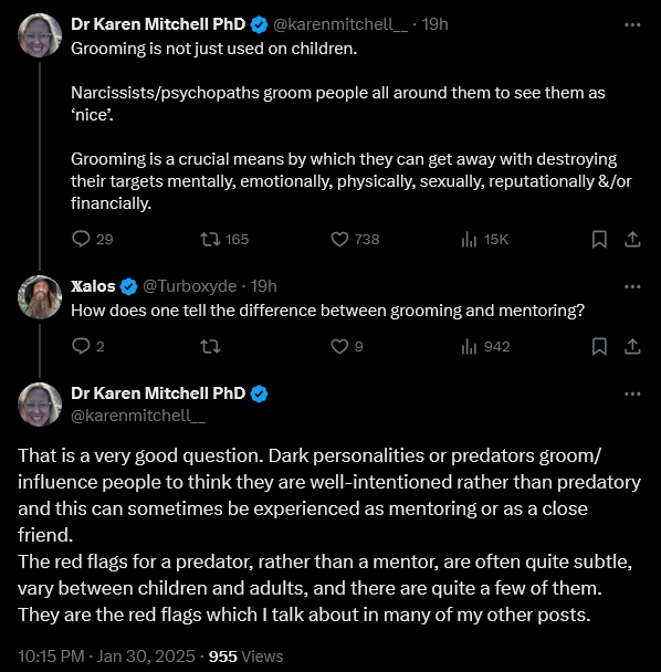 PAcumbria's tweet photo. How does one tell the difference between grooming and mentoring? https://t.co/kZeoLDS0GI