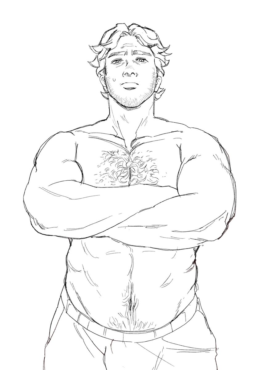 avtoccorrect's tweet photo. Curly doodle before I go to bed https://t.co/m3GsDgAcMn