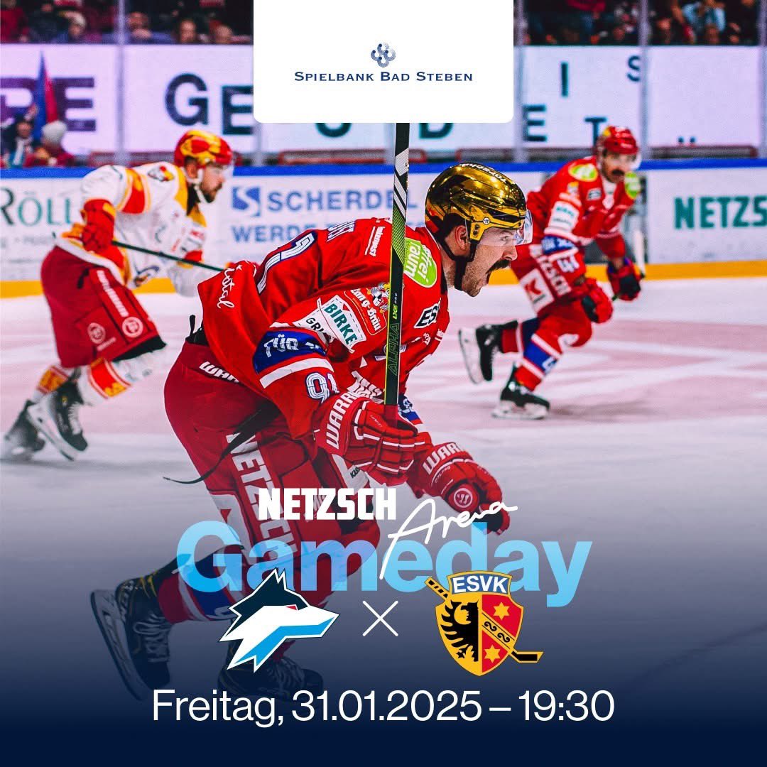 selberwoelfe's tweet image. Gameday in der NETZSCH Arena! 🏒🤩
Mit Schwung aus dem letzten Heimsieg gehen wir heute die nächste Aufgabe im Kampf um wichtige Punkte an: Zu Gast im Vorwerk sind die Joker vom ESV Kaufbeuren. 

#Gameday #NETZSCHArena #Heimspiel #SELESV #DEL2 #HerzblutEishockey #SelberWölfe