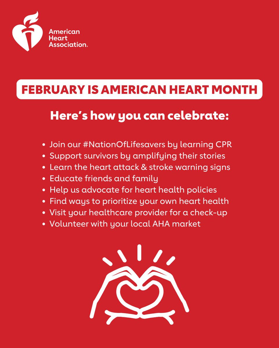 ❤️ February is #HeartMonth ❤️

It's the perfect time to celebrate and educate to protect the ones you love most.