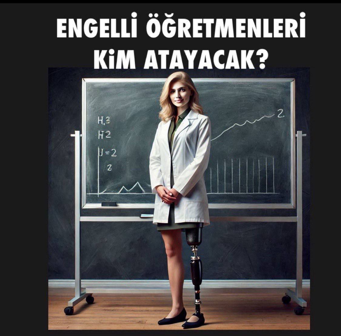 <a href="/RTErdogan/">Recep Tayyip Erdoğan</a> Engelli Öğretmenler; öğretim yöntemleri, Yenilikçi yaklaşımlar sunar..
<a href="/RTErdogan/">Recep Tayyip Erdoğan</a> 
<a href="/Yusuf__Tekin/">Yusuf Tekin</a> 
<a href="/cbsbb/">T.C. Cumhurbaşkanlığı Strateji ve Bütçe Başkanlığı</a>
<a href="/tcmeb/">Millî Eğitim Bakanlığı</a> 
<a href="/zorlu77/">Prof.Dr.Kürşad ZORLU</a>
"Engelli Öğretmenler Atansın"
#EngelliÖğretmeneŞubattaAtama