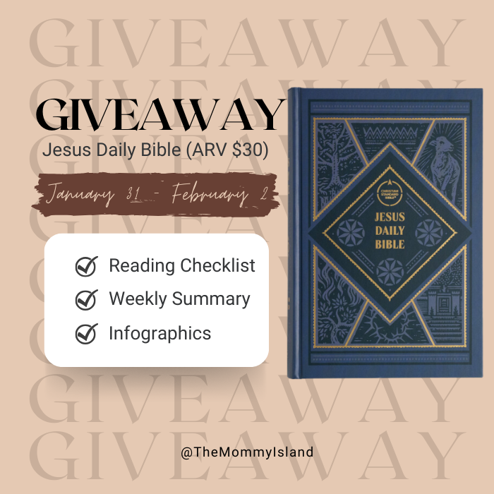 Keep the first things first! Read through the Bible in a year and keep Jesus at the center of each day. Grab your copy of the Jesus Daily Bible! #JesusDailyBibleMIN #MomentumInfluencerNetwork #dailyroutine #AD themommyisland.blogspot.com/2025/01/keep-f…
