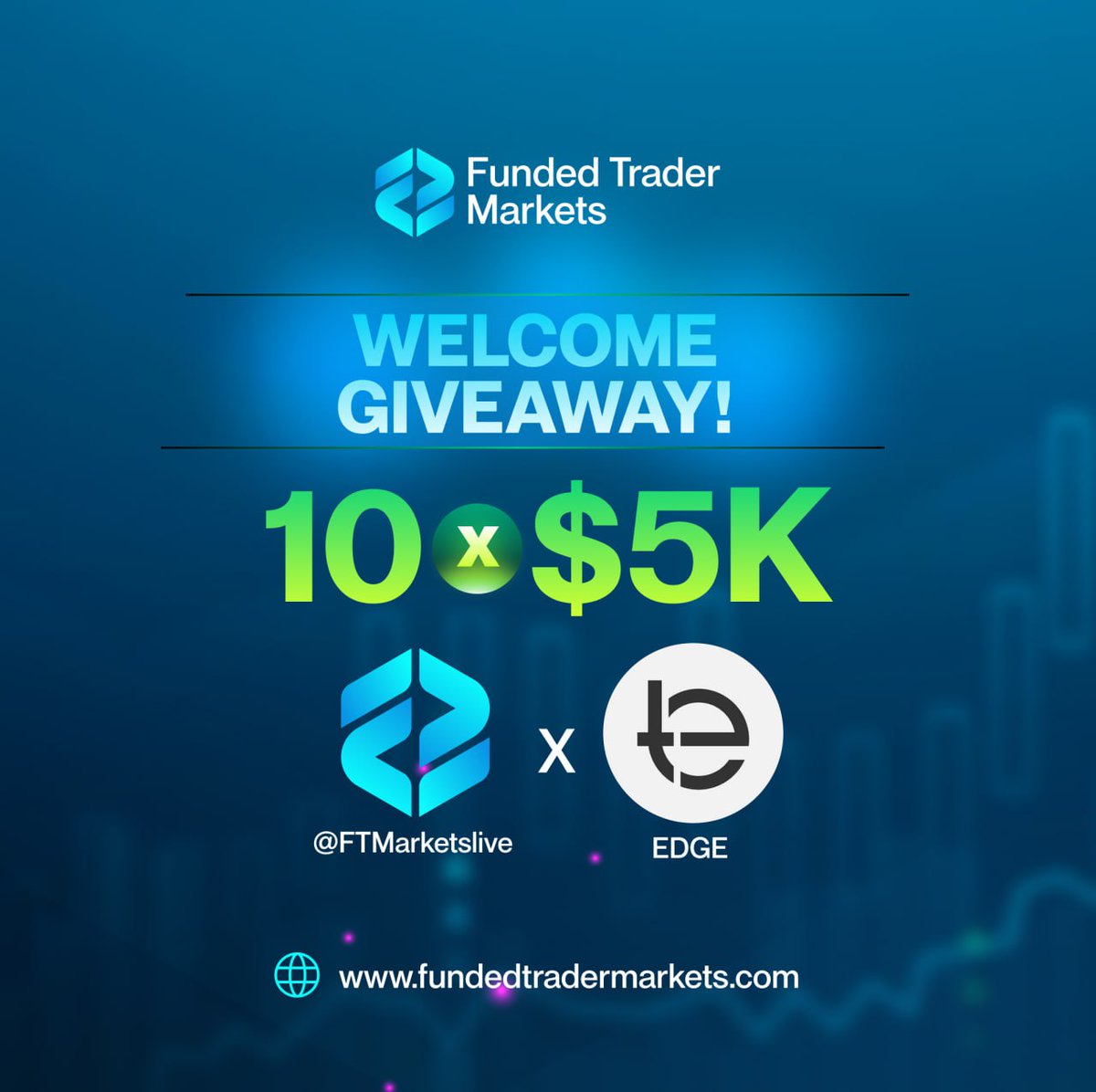P7anX's tweet image. Discord launch giveaway! 🥳🔥

🔥 10 X $5K 🔥

Participate:

1.  Join The EDGE Discord Trading community! 
2. Like and Repost this tweet and Tag 3 Friends 
3. Follow @P7anX and @FTMarketslive 

Join link:-  discord.gg/zDXRbuEsM9

Winners will be announced in the discord! 🥂