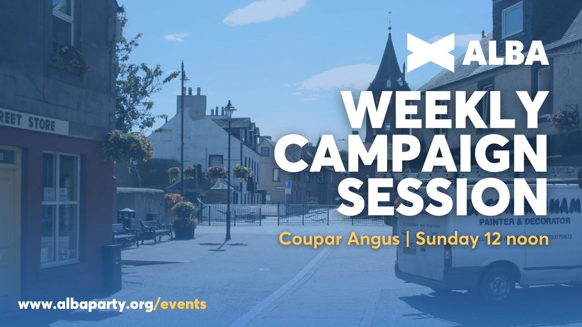 AlbaPerthshire's tweet photo. 🏃 We're out campaigning again this weekend - this time in Coupar Angus! All experiences and abilities welcome!
Details: https://t.co/1b7iMYBXeU
#ActiveALBA | @AlbaParty 🏴 https://t.co/VsaOwhqreB