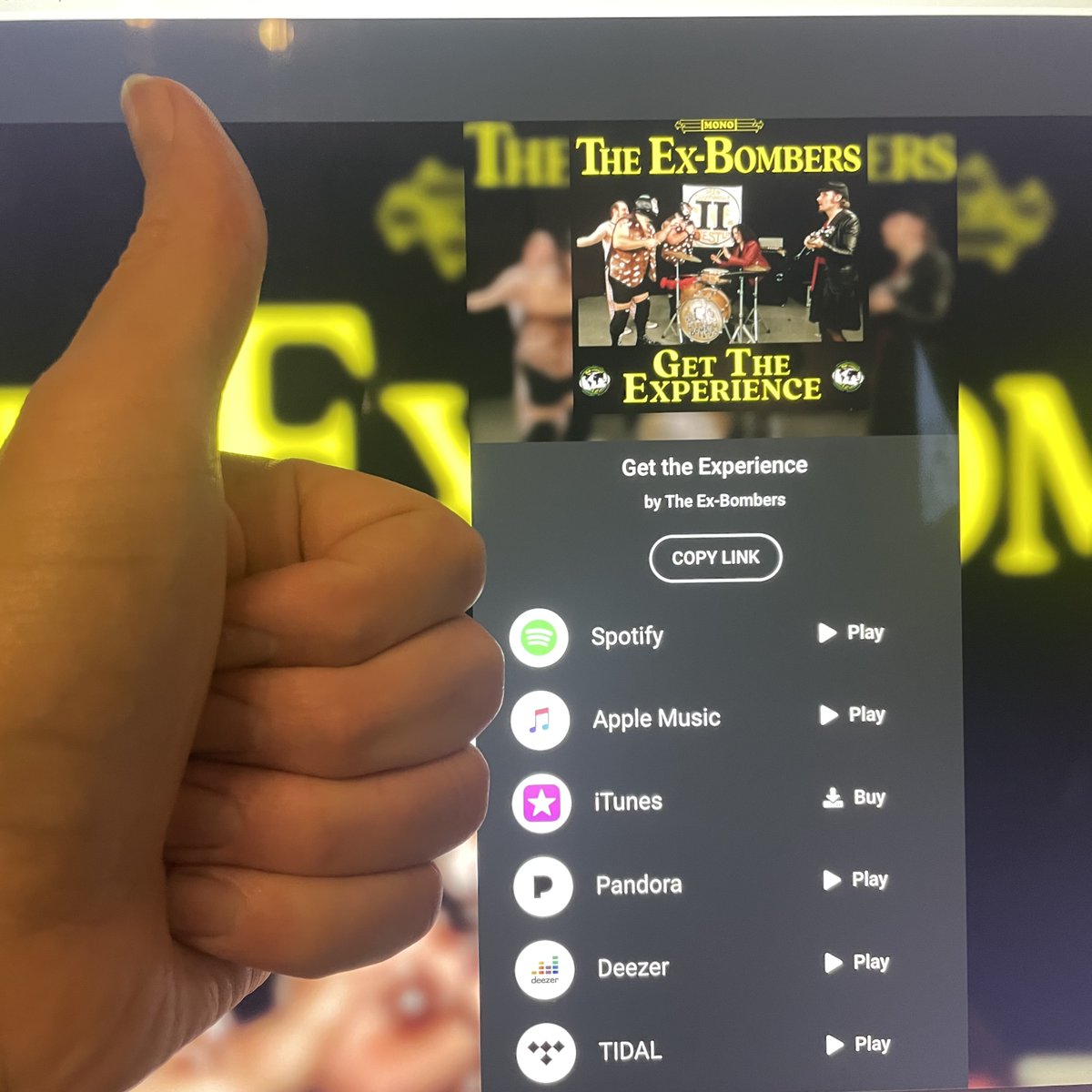 TheExBombers's tweet image. We can now be in your car, business, phone, yoga studio, or rage room (which is what we required after two months of fighting with our original independent distributor who was bought out by a transnational conglomerate). #cultofcornette #gettheexperience