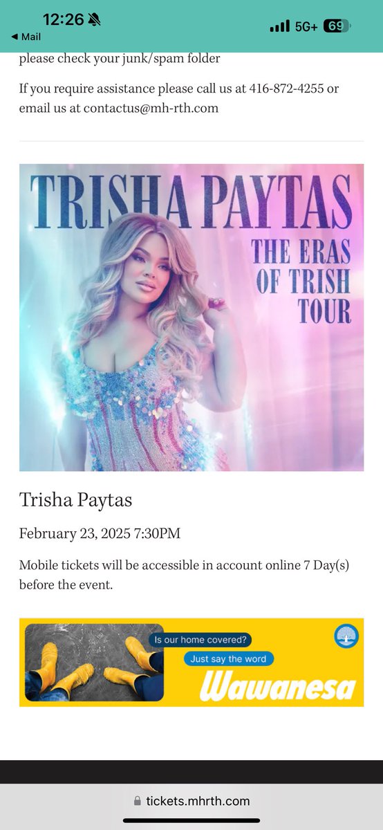 audreygardner98's tweet photo. SO EXCITED I got tickets to see my girl @trishapaytas at the end of February 🥲 https://t.co/PStx4HShFH