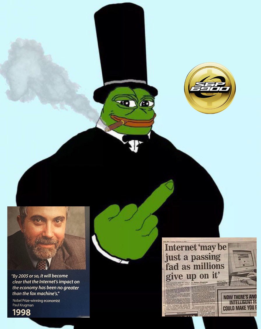 Those predicting the end of onchain memes in Q1 2025 will be as wrong as those in the late 90s and early 2000s who predicted the internet to be a passing fad.

Crypto is on a similar path to the internet itself.

Just as the internet was built from layers of open protocols and