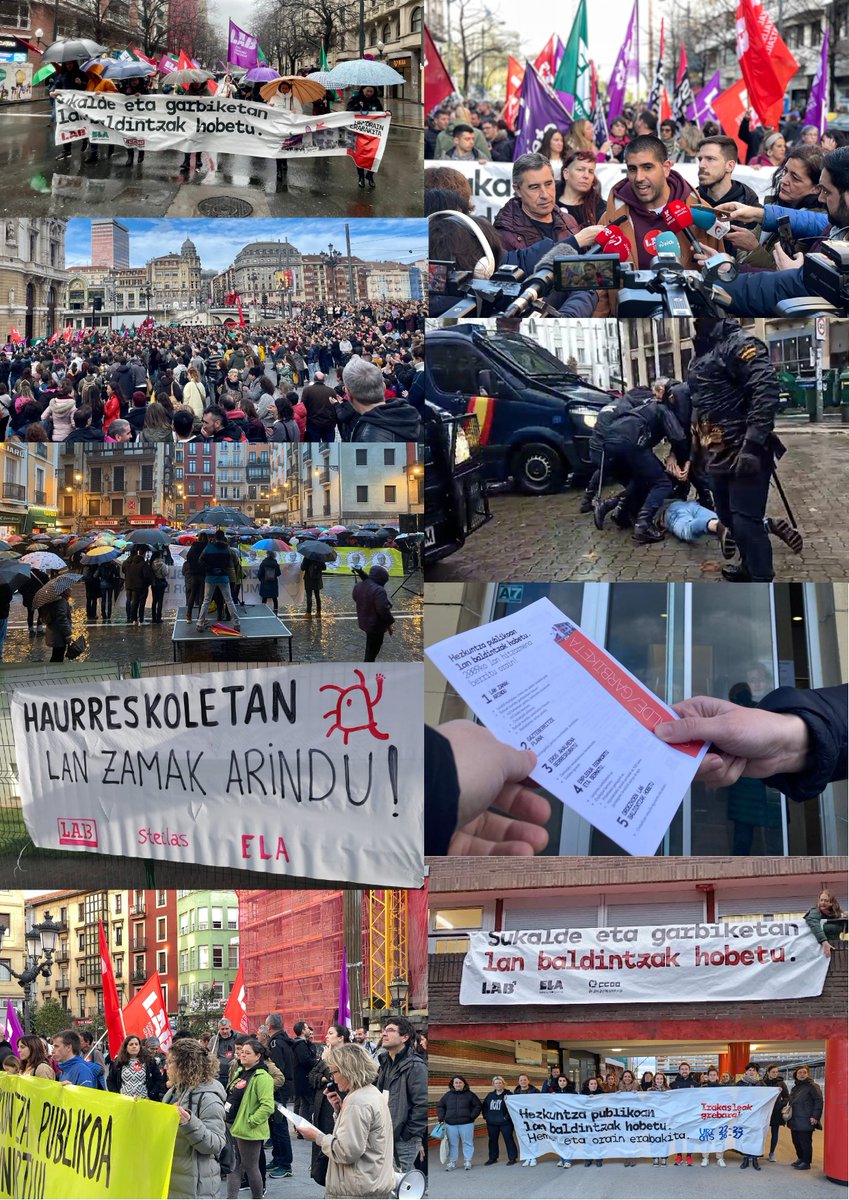 labirakaskuntza's tweet photo. 𝐁𝐎𝐑𝐑𝐎𝐊𝐀𝐊 𝐌𝐄𝐑𝐄𝐙𝐈 𝐃𝐔!

Gaur amaitzen dugu urtarrila. Hilabete gogor bezain itxaropentsua.

✊🏻 7 GREBA EGUN Hego Euskal Herriko hezkuntza publikoan.

💖 Zorionak eta eskerrik asko guztioi! Biba zuek!

#LangileokBorrokara https://t.co/xVTWf0GZ1N