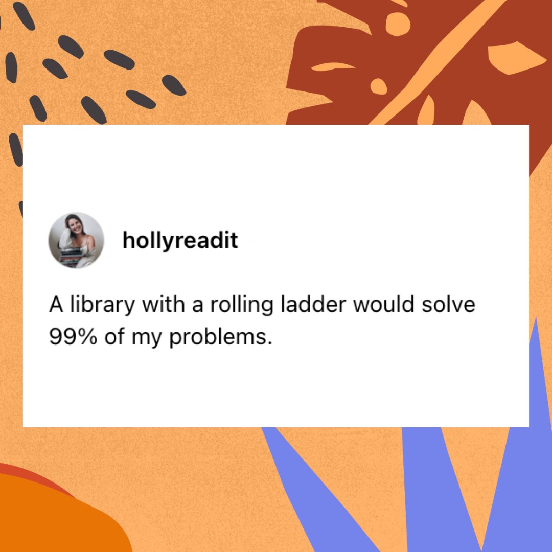 goodreads's tweet image. can relate 🪜📚
⁠
✍️:⁠ @hollyreadit