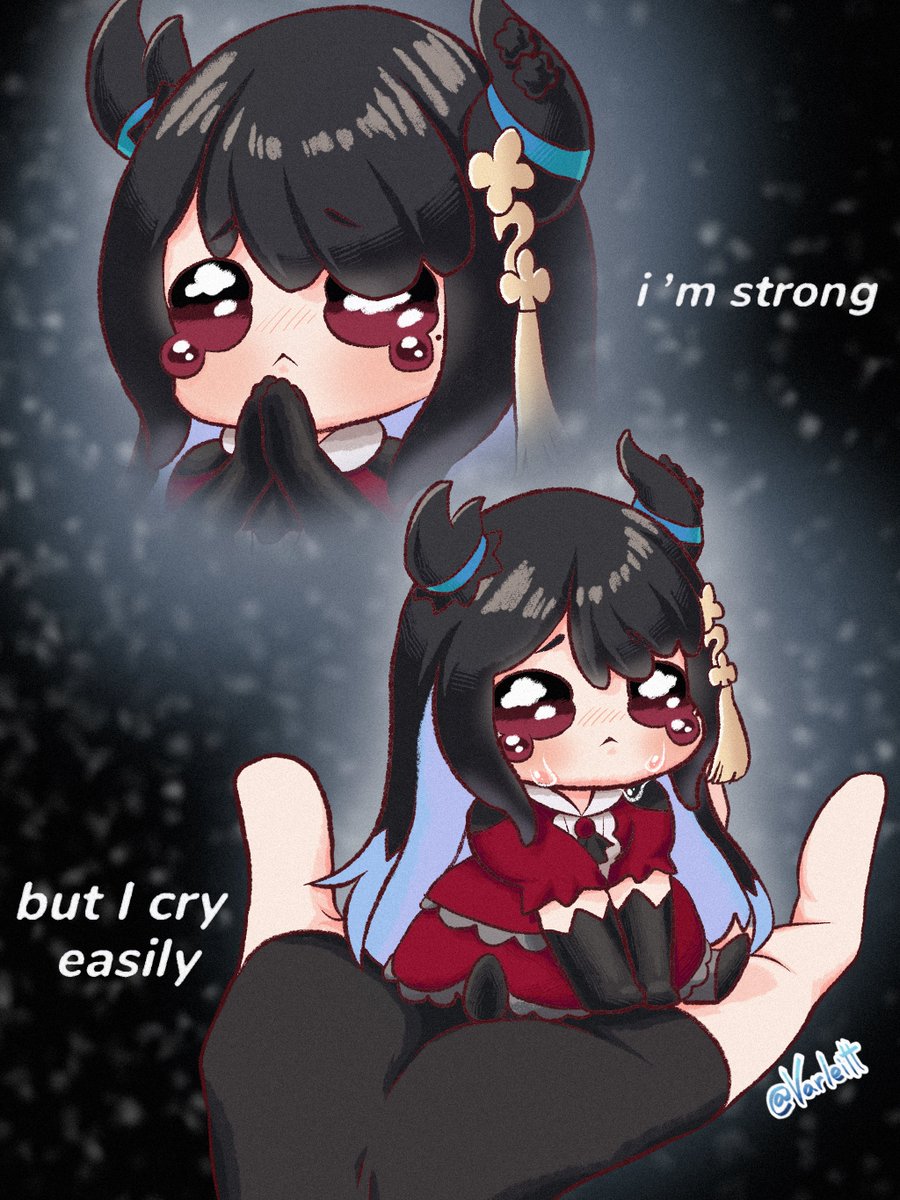 Varleitt's tweet photo. She cri 🥺
#RavenCrafts #ホロライブ https://t.co/AmqLUzAVe1