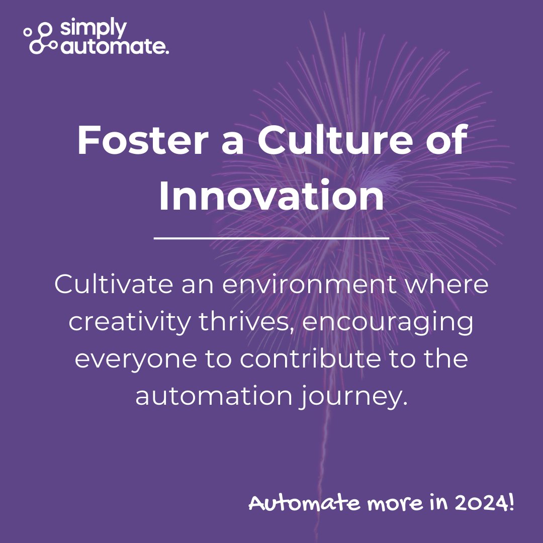 🌟 Looking to transform your workplace? 

Embrace curiosity, foster brainstorming, and celebrate risk-taking. 

Break barriers, challenge the norm, and unleash the potential for innovative ideas. 

#InnovationCulture #WorkplaceBreakthroughs #Automation