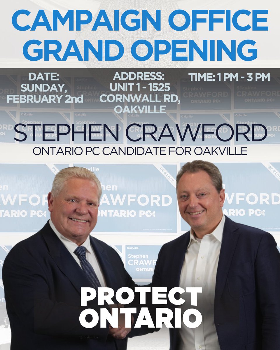 Oakville PC Association tweet media