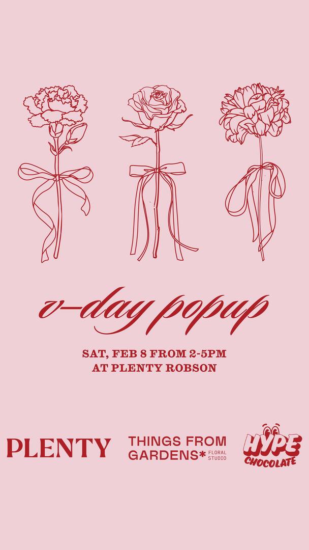 We’re bringing a taste of <a href="/hypechocolate/">watwat</a>.co and their Love is Love Hot Chocolate to Plenty Robson on Sat, Feb 8 from 2-5pm 🍫💓

Come &amp; shop for your Valentine’s Day ootd or gifts for a loved one, sip on hot chocolate from <a href="/hypechocolate/">watwat</a>.co and build a b… instagr.am/p/DFf5RvXv6U3/