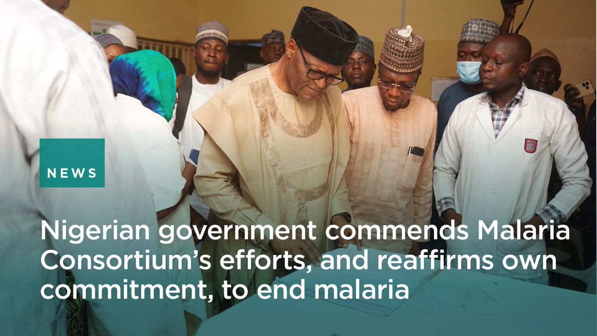 FightingMalaria's tweet photo. Chair of our Board @wilfredmbacham &amp; Programme Director, West &amp; Central Africa Dr Kolawole Maxwell met w/ @Fmohnigeria, @NMEPNigeria &amp; @cacnigeria1 to discuss partnership opportunities &amp; strategies to fast-track #malaria elimination.

📰 Read our news ➡️ https://t.co/odLHyX96AQ https://t.co/RhajGbHK3G