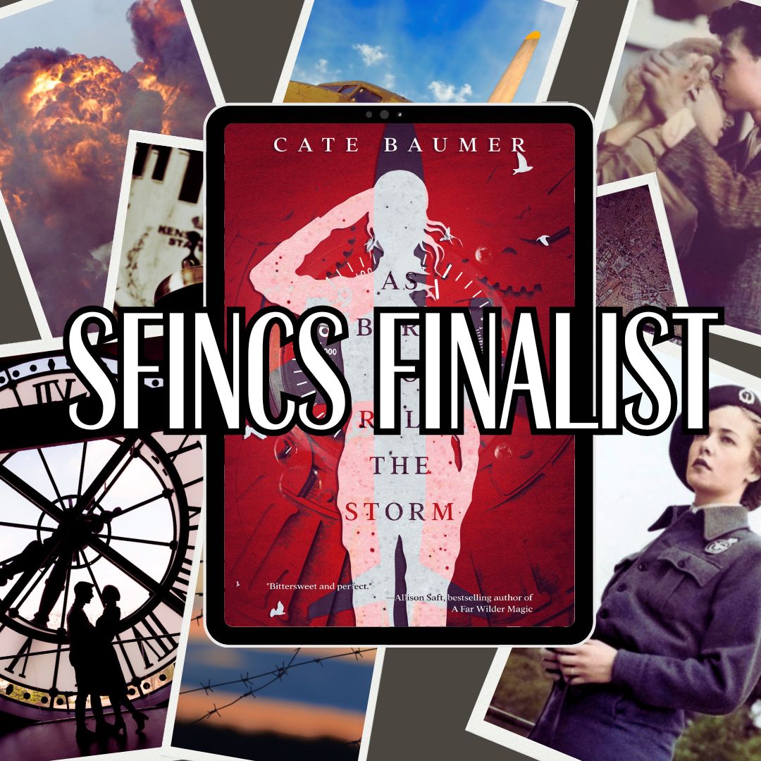Cate Baumer is Vague 👀 (@catebaumer) on Twitter photo Excited to announce that As Born to Rule the Storm is a <a href="/the_sfincs/">The Speculative Fiction Indie Novella Championship</a> finalist! If you like soft sci-fi, time loops, bittersweet romances, and examining what it means to keep trying while facing the loss of everything good, I hope you’ll give it a read (in b i o l i n k) Excited to announce that As Born to Rule the Storm is a <a href="/the_sfincs/">The Speculative Fiction Indie Novella Championship</a> finalist! If you like soft sci-fi, time loops, bittersweet romances, and examining what it means to keep trying while facing the loss of everything good, I hope you’ll give it a read (in b i o l i n k)