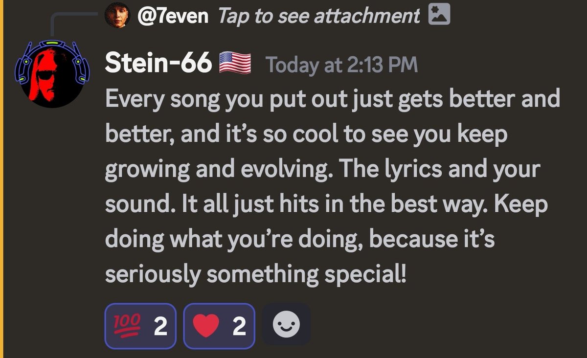 7even_Music's tweet image. Getting words like this makes me pumped for yall to hear my first album!

I do it for my #COPI fam.

We are the Corn.