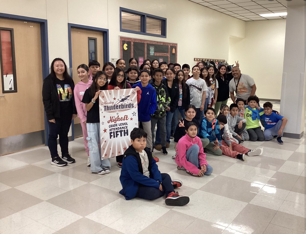 Our classes with the highest attendance from last week are all smiles! Great job, Guys and Girls!!!!