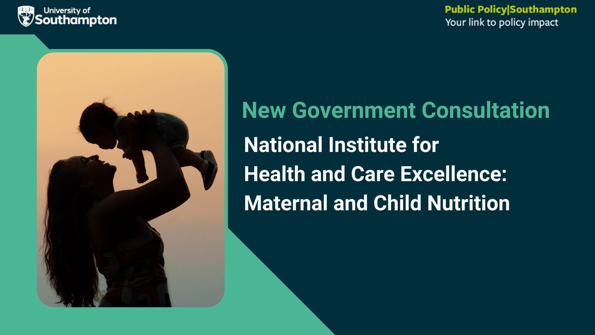 📢 Research Impact Alert!

Researchers from School of Human Development and Health have contributed key evidence to the NICE Maternal &amp; Child Nutrition Guideline, leading to significant changes in the final guideline.

📝 Read more: buff.ly/4hza5iD

#PublicHealth