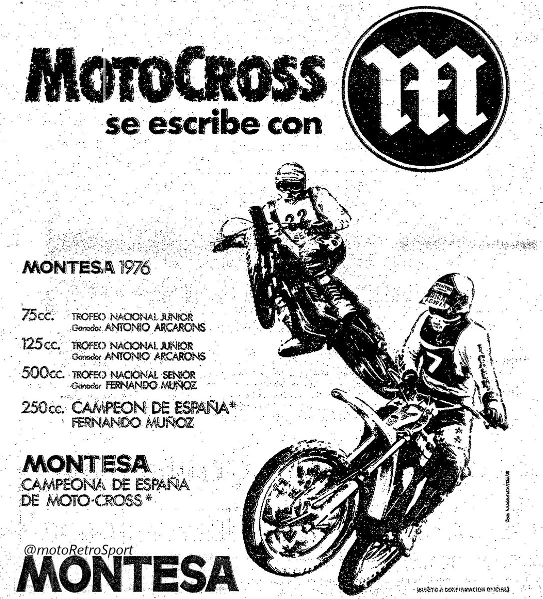 motoRetroSport's tweet photo. #Montesa año 1976: #motocross  Antoni #Arcarons y Fernando MUÑOZ: https://t.co/Y6ITMtjNoq