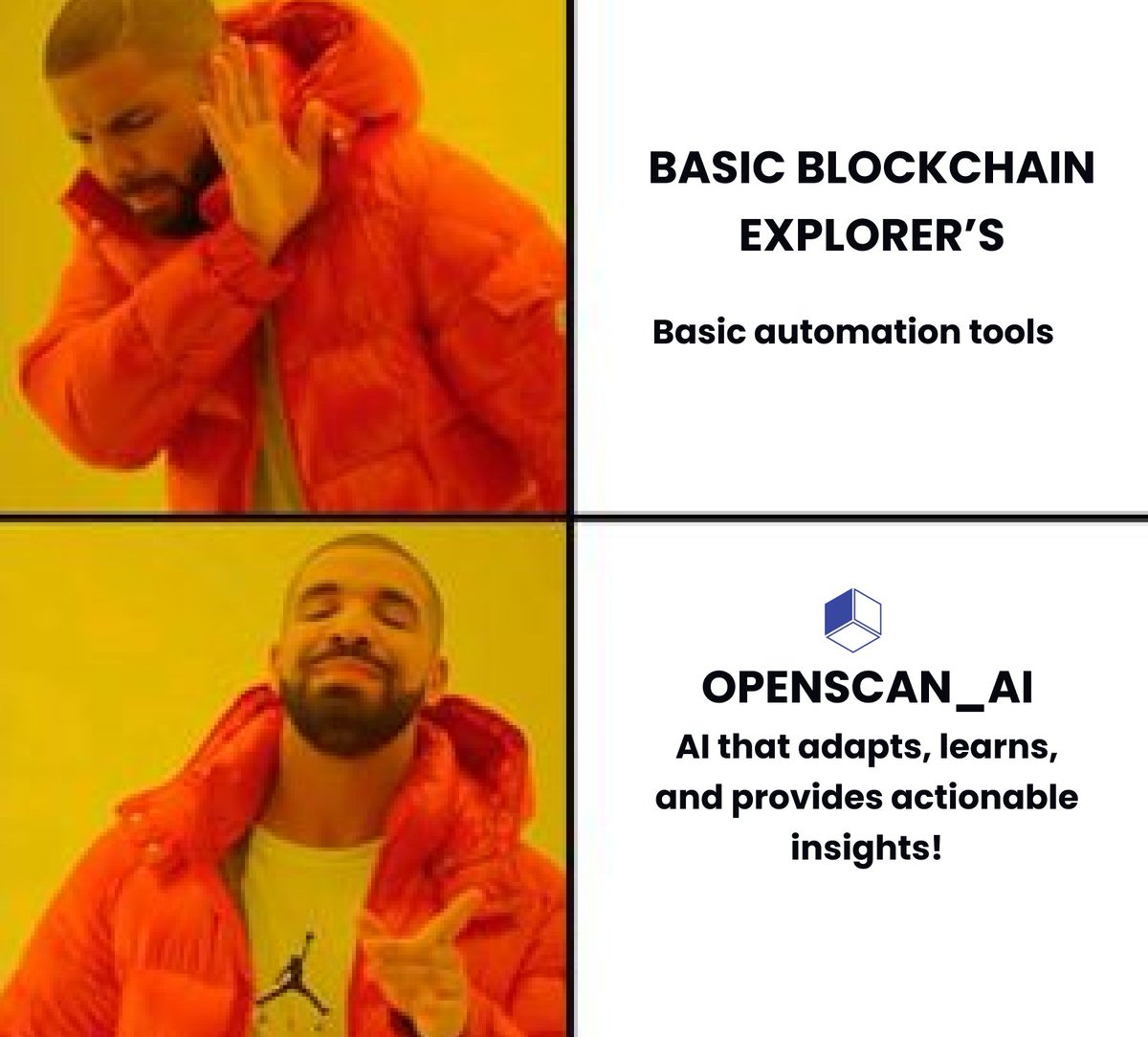 DheerajKhatiya's tweet photo. π Why settle for basic blockchain explorers when you can have AI-driven insights?
π Basic automation tools
π @OpenScan_AI β Adapts, learns, and provides actionable insights!
#AI #Blockchain #Crypto #OpenScanAI https://t.co/hbjWb3A7KH