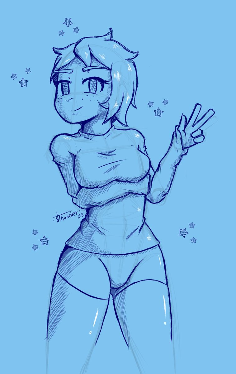 Un Sketch de Emily... tanto sin dibujarla y tanto sin dibujar yo también