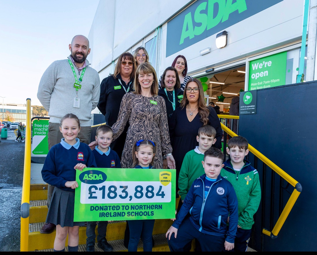 Joe McDonald (@joe_asdani) on Twitter photo Over £183,000 raised for primary schools in NI via Asda’s Cashpot For Schools initiative. It was great to meet local schools in Downpatrick this week who are benefiting, and well done to Kilkeel PS who raised the second highest amount across the UK! <a href="/paulgivan/">Paul Givan</a> Over £183,000 raised for primary schools in NI via Asda’s Cashpot For Schools initiative. It was great to meet local schools in Downpatrick this week who are benefiting, and well done to Kilkeel PS who raised the second highest amount across the UK! <a href="/paulgivan/">Paul Givan</a>