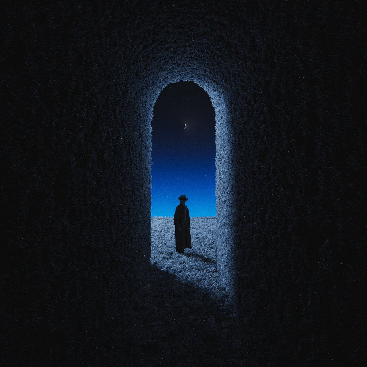 Art I made at blue hour