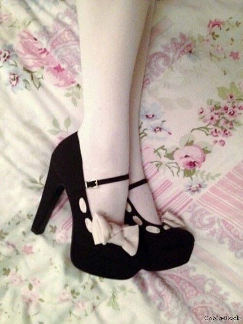 sakurafraise's tweet image. cute socks and tights with heels is so dolly