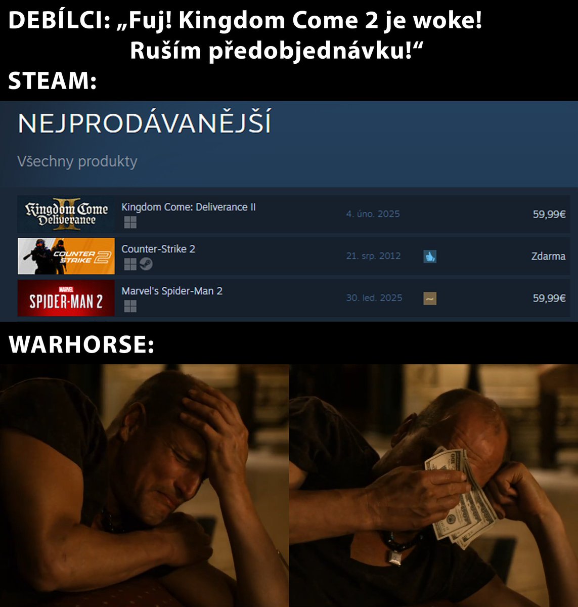 RadovanSamotny's tweet photo. ¯\_(ツ)_/¯
---
Výzva: každý den postnu jedno KCD meme a to až do vydání Kingdom Come: Deliverance 2 #KCDposting. https://t.co/u2QXu6MOwp