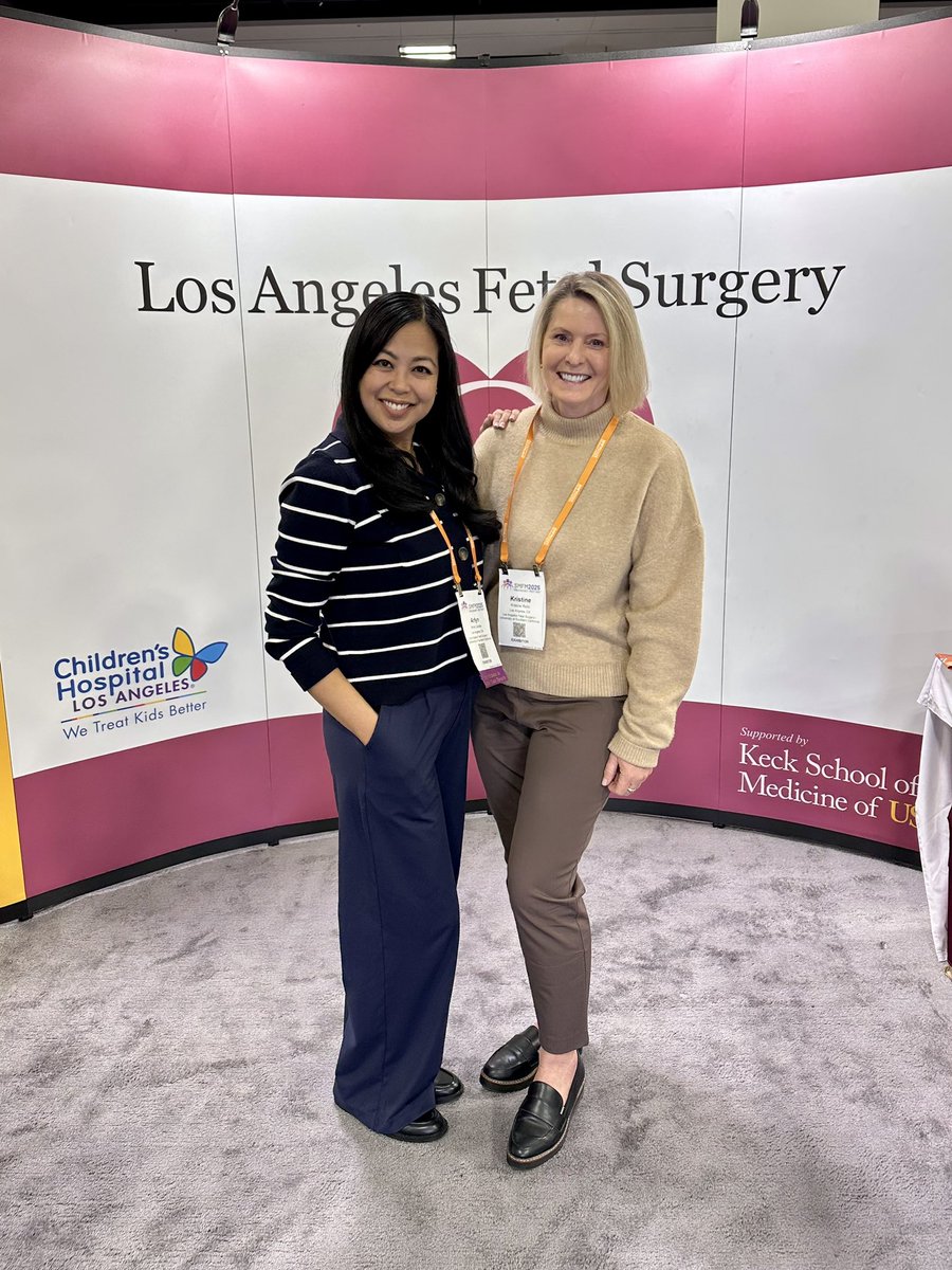 Ramen Chmait (@ramen_chmait) on Twitter photo Are you at SMFM? Visit booth 906 and meet our nurse coordinators, Arlyn Llanes and Kris Rallo.
Combined they have 31 years experience at LA Fetal Surgery!
#SMFM2025
<a href="/lafetalsurgery/">LA Fetal Surgery</a> <a href="/KeckMedicineUSC/">Keck Medicine of USC</a> <a href="/ChildrensLA/">Children's Hospital LA</a> Are you at SMFM? Visit booth 906 and meet our nurse coordinators, Arlyn Llanes and Kris Rallo.
Combined they have 31 years experience at LA Fetal Surgery!
#SMFM2025
<a href="/lafetalsurgery/">LA Fetal Surgery</a> <a href="/KeckMedicineUSC/">Keck Medicine of USC</a> <a href="/ChildrensLA/">Children's Hospital LA</a>