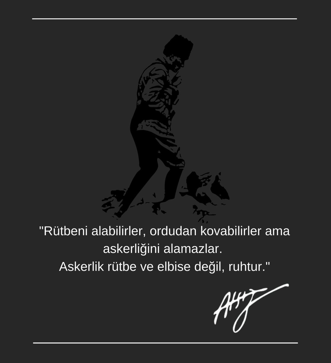 cgtyyldrm's tweet photo. Mustafa Kemal’in askerleriyiz! https://t.co/2BGVnVRNMl