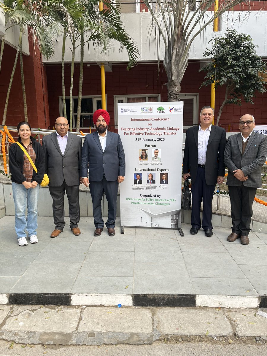 Prof Kashmir Singh (@singhkashmir123) on Twitter photo DST-Centre for Policy Research Panjab University, Chandigarh Organised an International Conference on “Fostering Industry-Academia Linkage for Effective Technology Transfer” on January 31, 2025. <a href="/OfficialPU/">Panjab University, Chandigarh</a> <a href="/IndiaDST/">DSTIndia</a> <a href="/DBTIndia/">Department of Biotechnology</a> <a href="/NRDC/">NRDC 🌎🏡</a> DST-Centre for Policy Research Panjab University, Chandigarh Organised an International Conference on “Fostering Industry-Academia Linkage for Effective Technology Transfer” on January 31, 2025. <a href="/OfficialPU/">Panjab University, Chandigarh</a> <a href="/IndiaDST/">DSTIndia</a> <a href="/DBTIndia/">Department of Biotechnology</a> <a href="/NRDC/">NRDC 🌎🏡</a>
