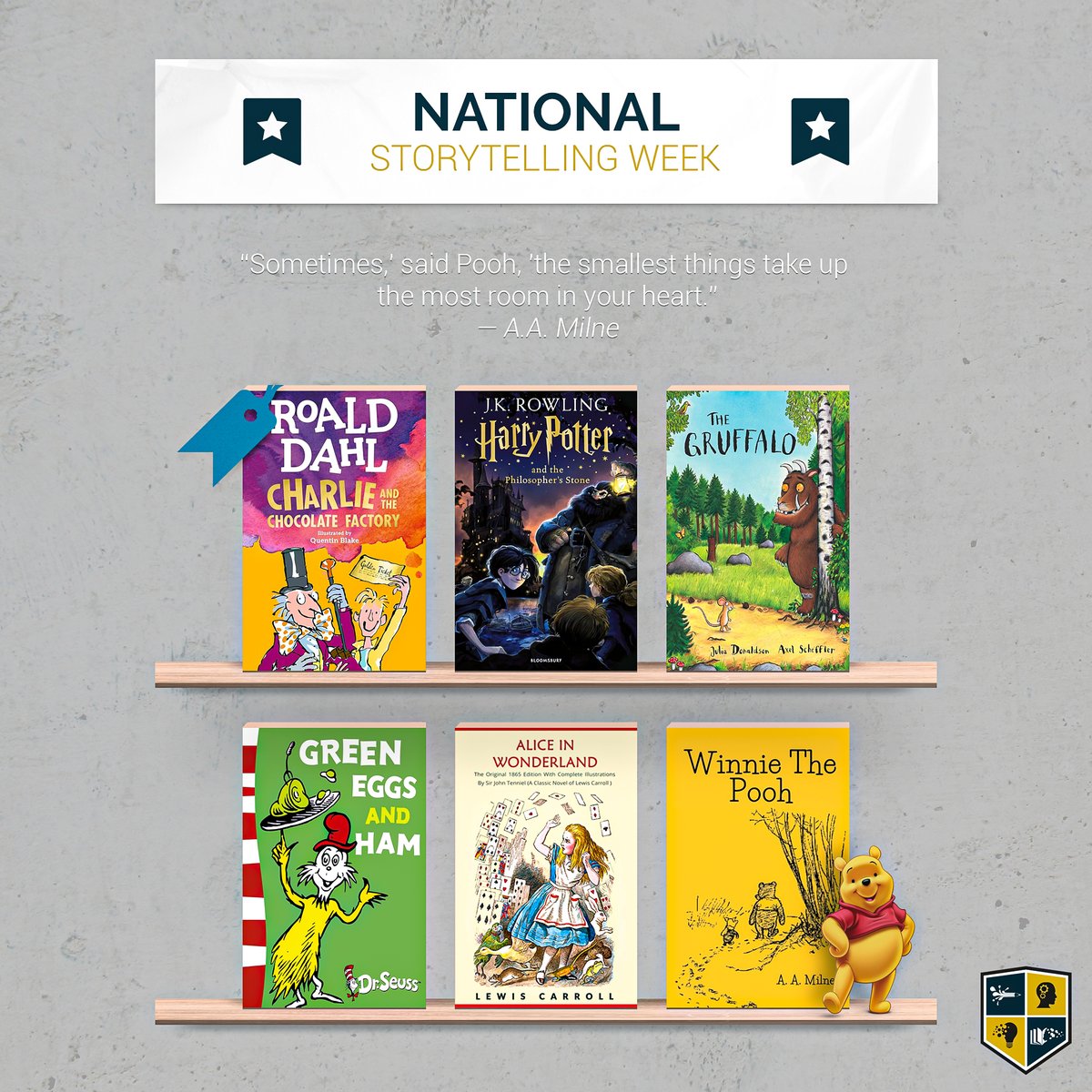 createlearnacad's tweet image. It's National Storytelling Week, which runs from February 1st to the 9th. This Week, we celebrate the power of storytelling. Telling stories has been shown to boost creativity, empathy, and literacy skills. They're also a lot of fun! 😜📚🔖