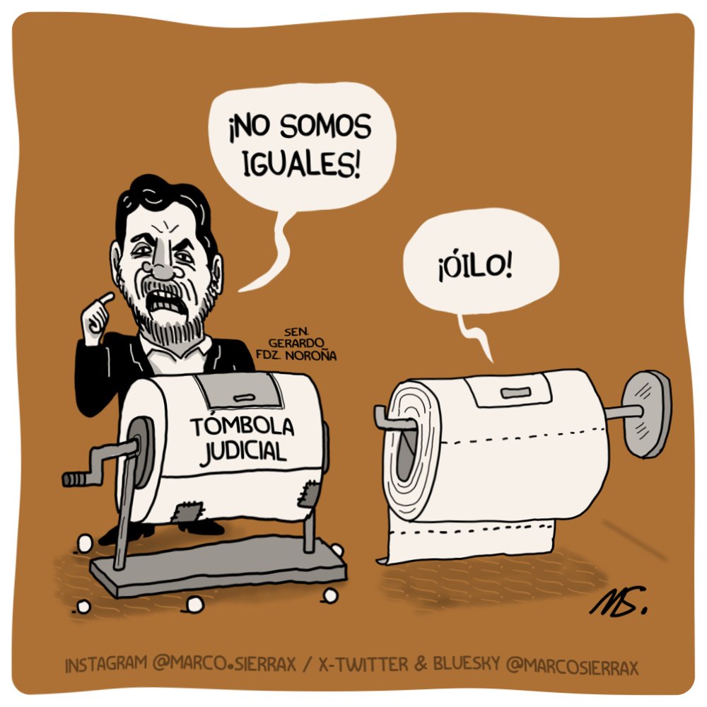 marcosierrax's tweet image. ¡Se consumó el tombolazo para seleccionar las candidaturas al poder judicial! 

Mi cartón de hoy para La tribuna del Changoleón.
#humor #ReformaAlPoderJudicial #malhecho #tombolaJudicial #Senado #Charmin #4T #Dictadura