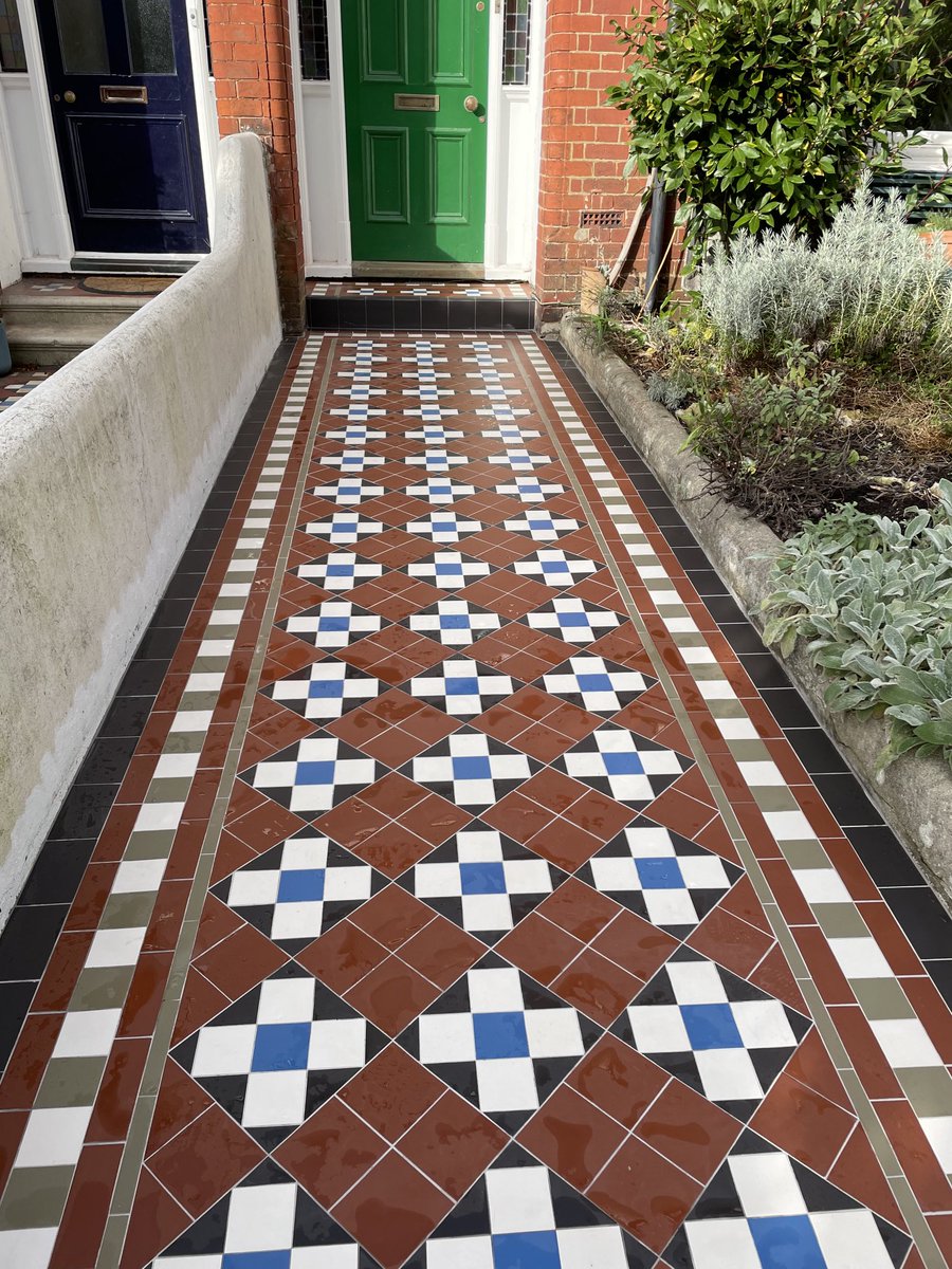 JBTiling's tweet image. Bespoke pattern using Original Style tiles in Brighton