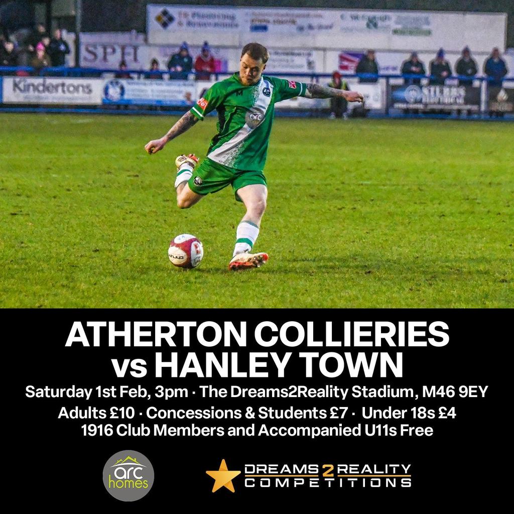 𝑻𝒐𝒎𝒐𝒓𝒓𝒐𝒘! 💥

It's the big one, as we welcome Hanley Town to the Dreams2Reality Stadium.

Your support will be vital as we look to maintain our Northern Premier League status - Come on down and back the lads! 🏁

<a href="/BenSportStory/">Ben Smith</a> looks ahead ↘️
athertoncollieries.co.uk/preview-hanley…