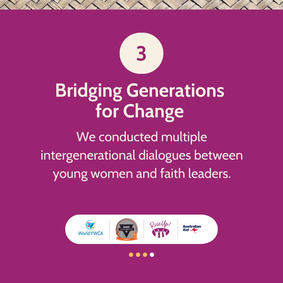 Bold, Transformative, Unstoppable—RiseUp! young women in Nepal are leading change!

Despite floods, YWCA Nepal supports women &amp; girls. In months they:
✅ Trained 100 of young women
✅ Advocated on Menstrual Health &amp; Hygiene
✅ Held intergenerational dialogues with faith leaders