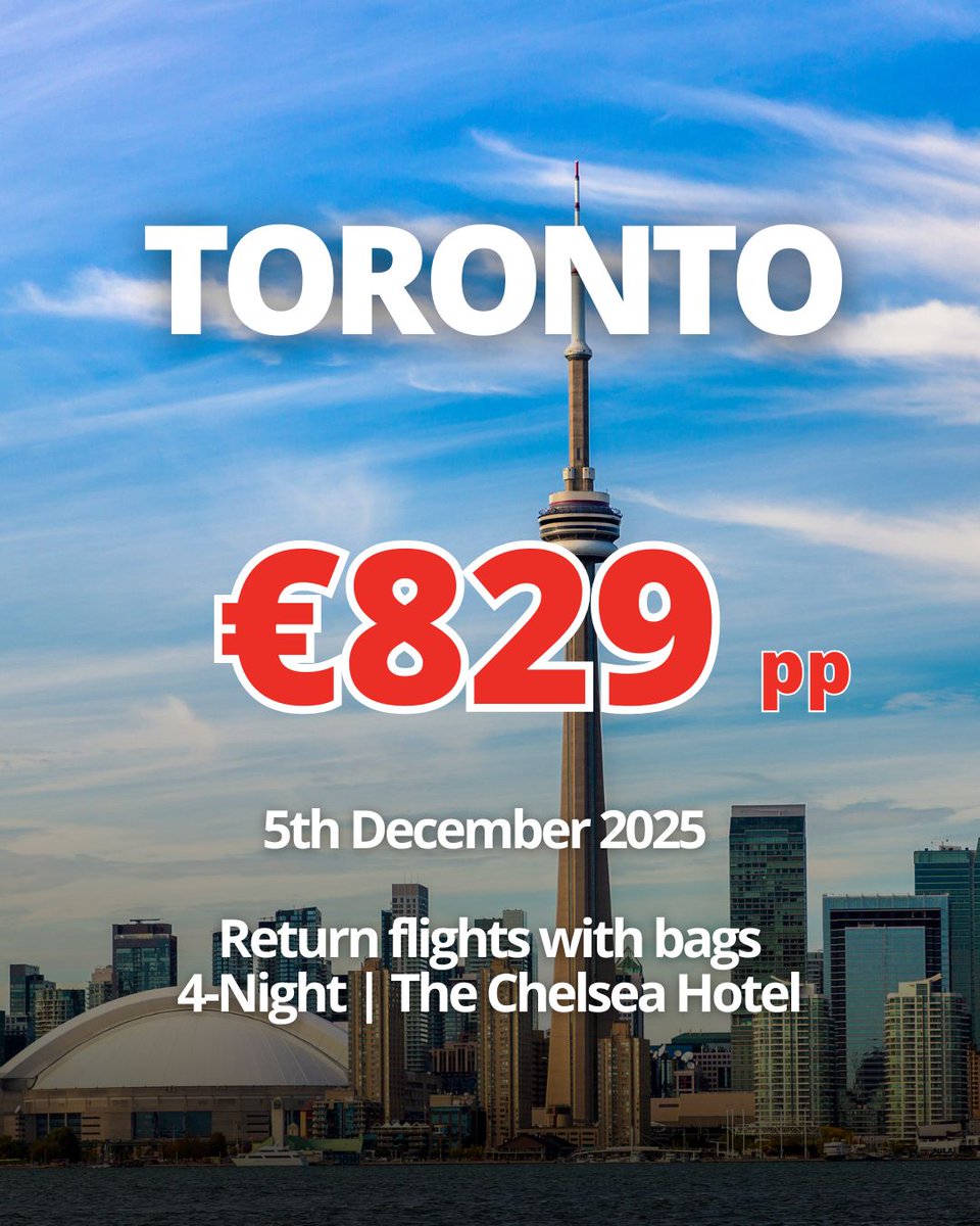 Tour America (@touramericatv) on Twitter photo 🚨Our January Sale Ends Today!🚨
✈️ Return Flights with Bags
👫Based on 2 adults sharing €829pp
🔑Reference Code: 726305
This is a limited time offer, don't delay and book today!
📞 01 8173535 📧 sales@touramerica.ie 💬or send us a message for more details 🚨Our January Sale Ends Today!🚨
✈️ Return Flights with Bags
👫Based on 2 adults sharing €829pp
🔑Reference Code: 726305
This is a limited time offer, don't delay and book today!
📞 01 8173535 📧 sales@touramerica.ie 💬or send us a message for more details