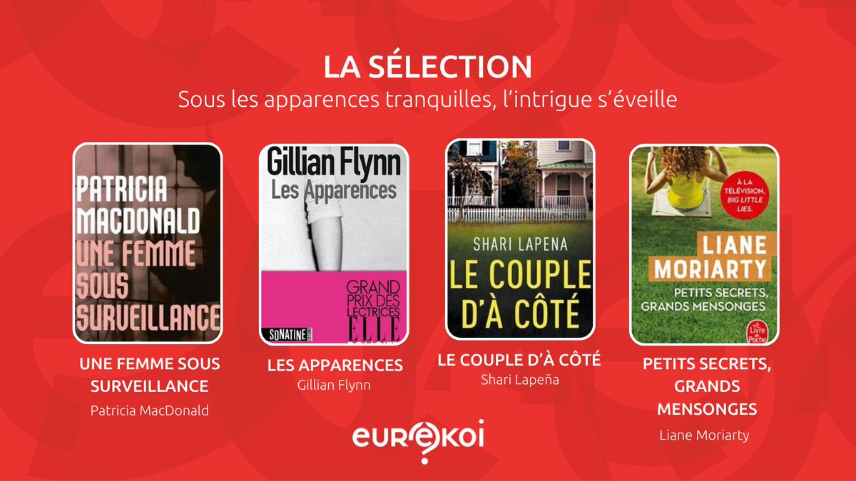 📚Si vous aimez les thrillers domestiques où les secrets de famille et les tensions cachées font surface, cette collection de romans saura vous captiver.

👉Sélection de romans de l'IUT-Métiers du livre - Paris Rives de Seine où la tension monte peu à peu: bit.ly/4avy7Zs
