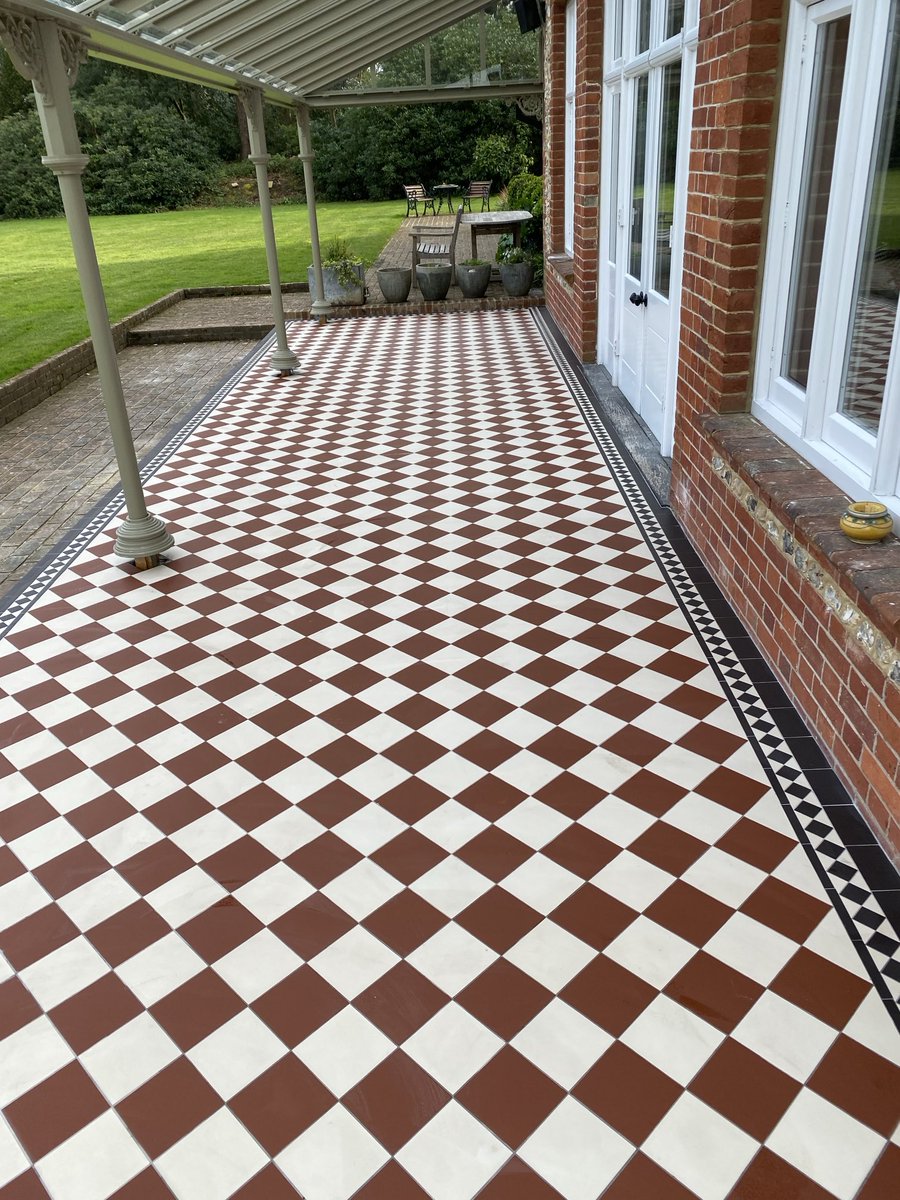 JBTiling's tweet image. Patio area tiled with Original Style tiles in Streat