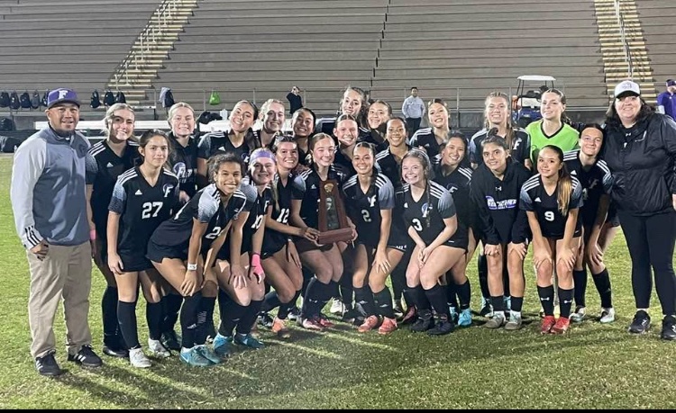 We are the Class 6A District 2 champs! On to regionals next week! 💜 #ladybeachrats