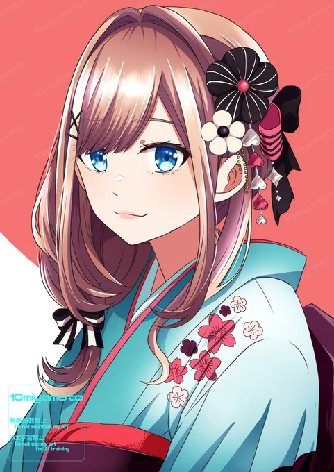 これが2021年からの描き初め。 描き初めは毎年鈴原なんだけど鈴原を描き始めて5年経つんだよね。 思い出はまだまだ現役。