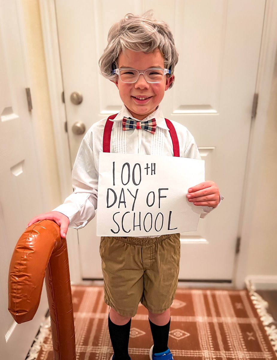My youngest was excited for his first 100th day celebration. I’m going to need time to slow down now.
