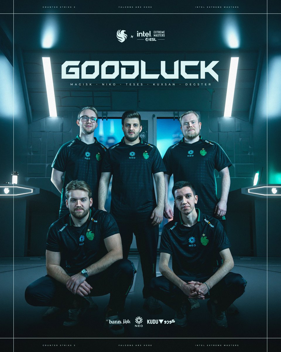 Last year, we ended up in the semi-finals.  

This year, we are going for the trophy. 🏆

Good luck to our Falcons at #IEM Katowice. 🇵🇱

#FalconsAreHere