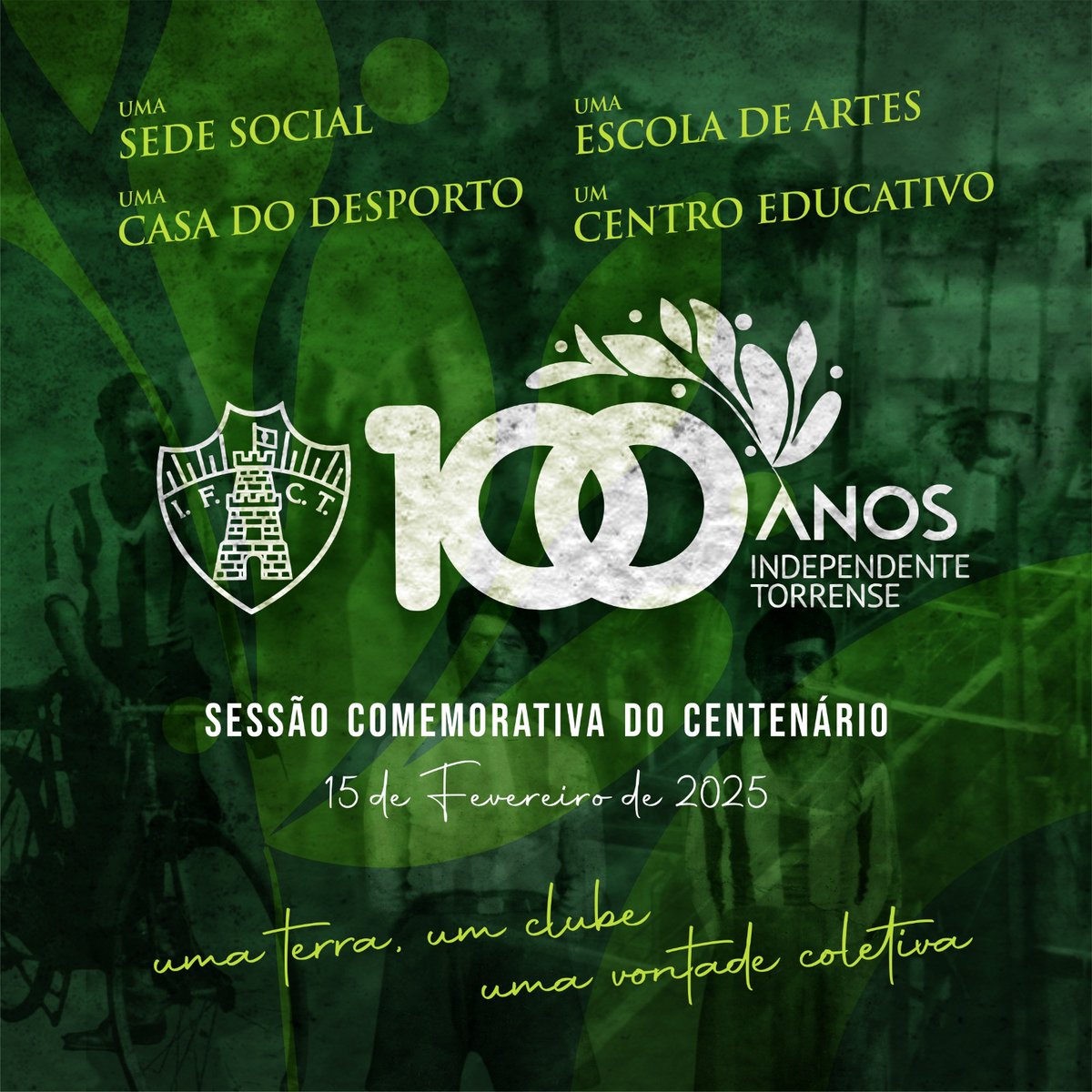 Sessão comemorativa do centenário 

No dia 15 de fevereiro realiza-se a sessão comemorativa do 100.° aniversário do IFCT.
Vem celebrar connosco!